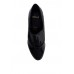 Black Pointed Toe Patent Slip-Ons